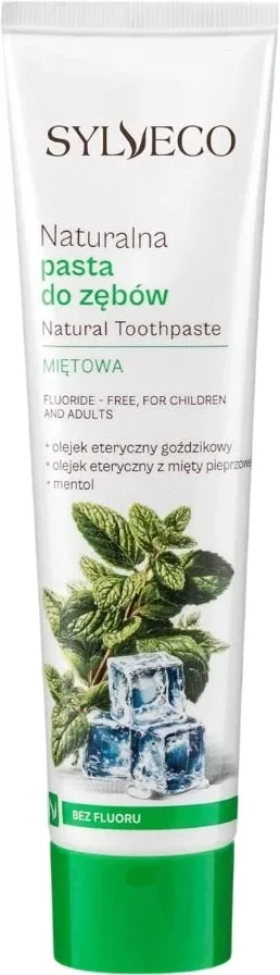 Sylveco Pastă de dinți cu mentă fără fluoruri 100 ml