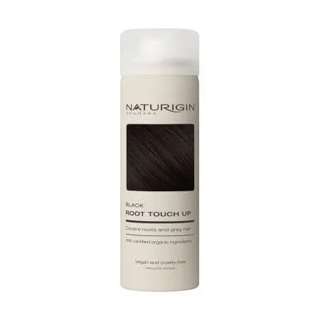 Spray pentru acoperirea temporara a parului alb la radacina Root Touch Up Black, 75 ml, Naturigin — preț și oferte