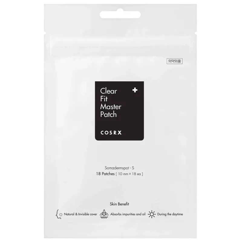 Cosrx Clear Fit Master Patch, plasturi de mascare pentru imperfecțiuni, 18 bucăți — preț și oferte
