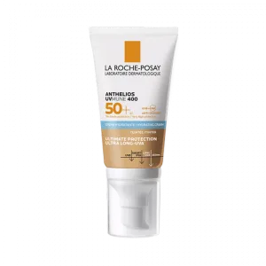 Crema hidratanta cu pigment de culoare pentru protectie solara SPF 50+ Anthelios UVmune, La Roche-Posay | 50 ml