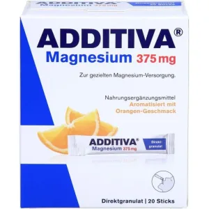 ADDITIVA Magneziu 375 mg Sticks Orange 20 buc.
