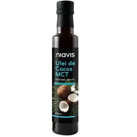 Ulei de cocos MCT, 250 ml, Niavis — preț și oferte