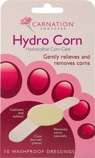 CARNATION Hydrocolloid Corn Care Soft & Hard Discuri de îndepărtare a calusurilor, 10 bucăți — preț și oferte