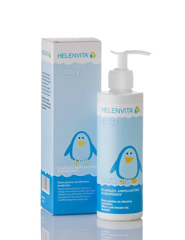 Helenvita Baby Bath Oil Cleanser Oily Cleansing Shower Gel 200ml — preț și oferte