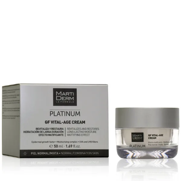 Crema hidratanta de zi pentru ten normal sau mixt GF Vital-Age Platinum, Martiderm | 50 ml — preț și oferte