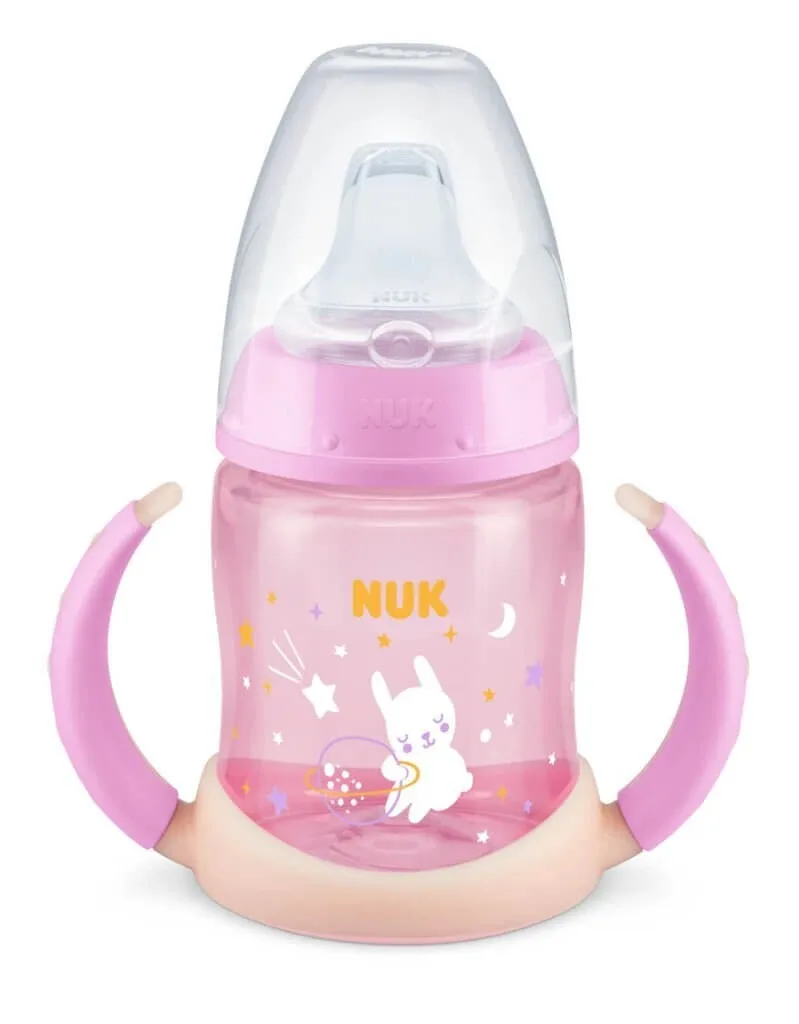 Nuk First Choice Sticlă de antrenament cu duză Night Blue 6m+ 150ml în diferite culori - roz — preț și oferte