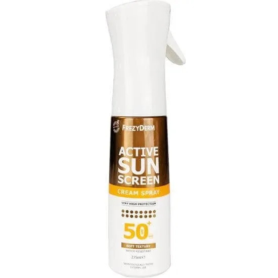 FREZYDERM Active Spf50+ Spray cremă de protecție solară 275ml — preț și oferte