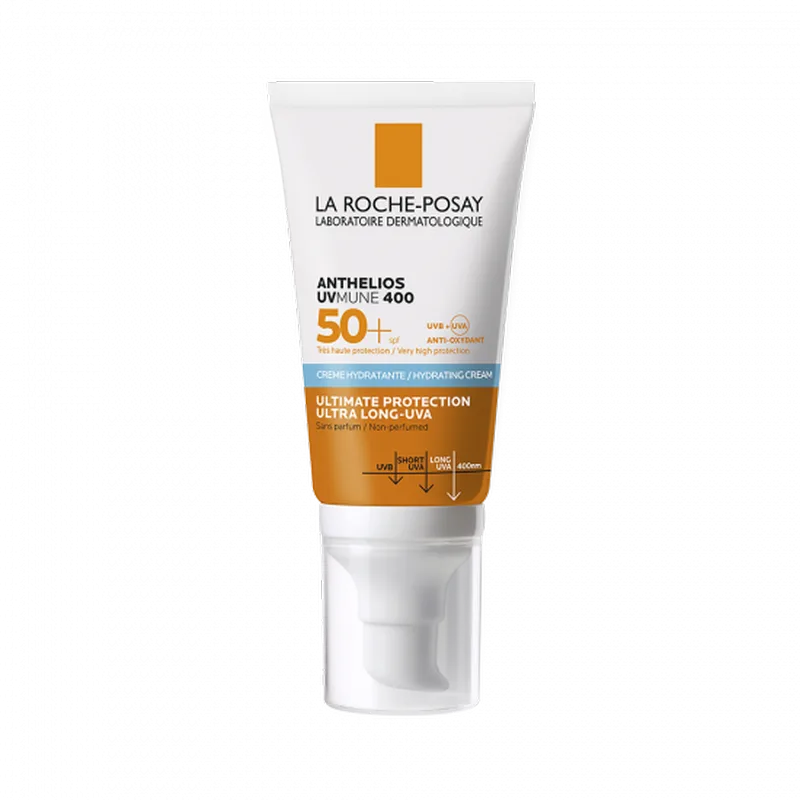 Crema hidratanta fara parfum pentru protectie solara SPF 50+ Anthelios UVmune, La Roche-Posay | 50 ml LA ROCHE POSAY — preț și oferte
