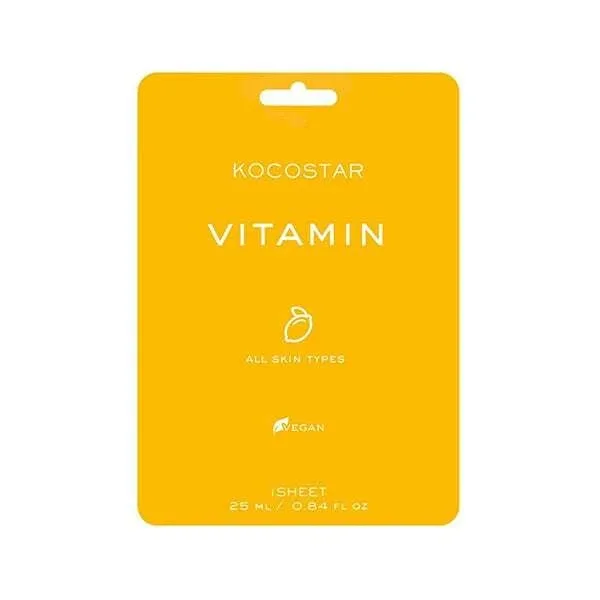 KOCOSTAR Vitamin Face Mask Mască facială revitalizantă și strălucitoare 25ml — preț și oferte