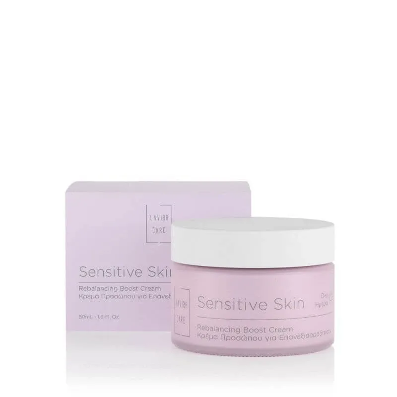 LAVISH CARE Sensitive Skin Rebalancing Boost Cream Cremă de zi pentru piele sensibilă 50ml — preț și oferte