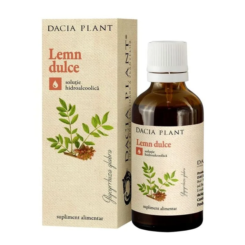 Tinctura de lemn dulce, 50ml, Dacia Plant — preț și oferte