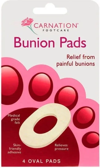 CARNATION Bunion Pads Autocolante de protecție a degetelor 4 bucăți — preț și oferte