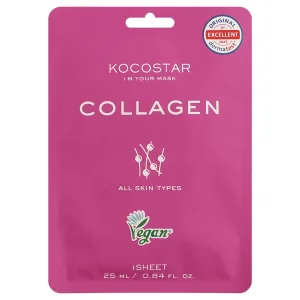 KOCOSTAR Colagen Sheet Face Masca Masca de fata cu 5 diferite plante Colagen Serum 1 buc