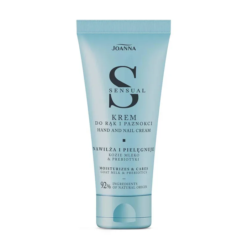 Crema hidratanta pentru maini si unghii cu Lapte de Capra si Probiotice Sensual, Joanna | 100 g — preț și oferte