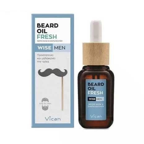 VICAN Wise Men Beard Oil Fresh Beard Oil 30ml — preț și oferte