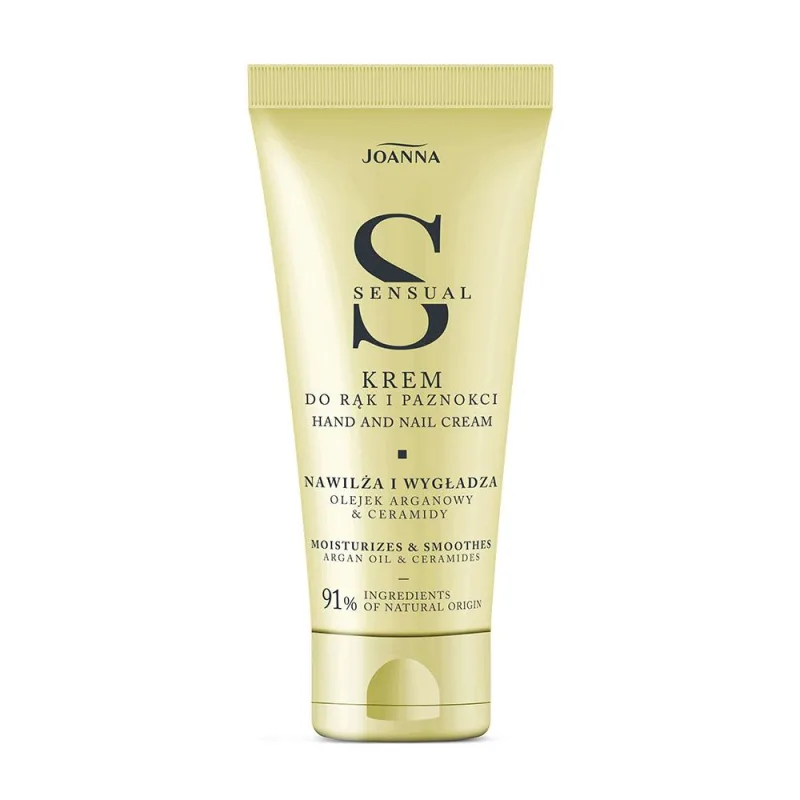 Crema hidratanta pentru maini si unghii cu Ulei de Argan si Ceramide Sensual, Joanna | 100 g — preț și oferte