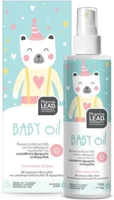 PHARMALEAD Baby Oil - Ulei hidratant natural pentru pielea sensibilă a bebelușului, 125ml