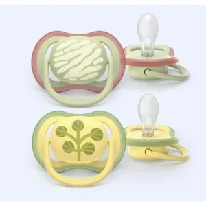 Suzeta AVENT Silicone Ultra Air pentru 18 luni 2 bucăți [SCF349/51]
