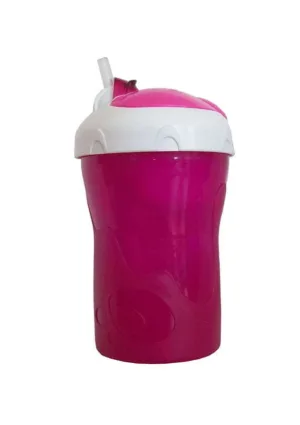 MAM Primamma Primamma ceașcă 2 în 1 cu pai din silicon 280ml 12m+ în diferite culori - Fuchs