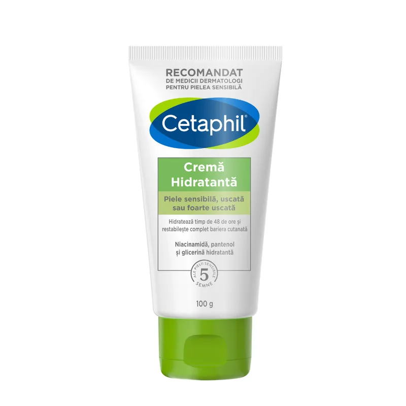 Crema hidratanta pentru piele uscata sau foarte uscata, Cetaphil, Galderma | 100 gr Galderma S.A — preț și oferte