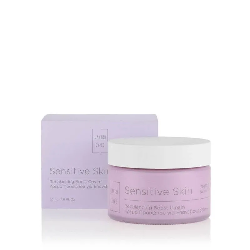 LAVISH CARE Sensitive Skin Moisturizing - Cremă de noapte calmantă pentru pielea sensibilă 50ml — preț și oferte