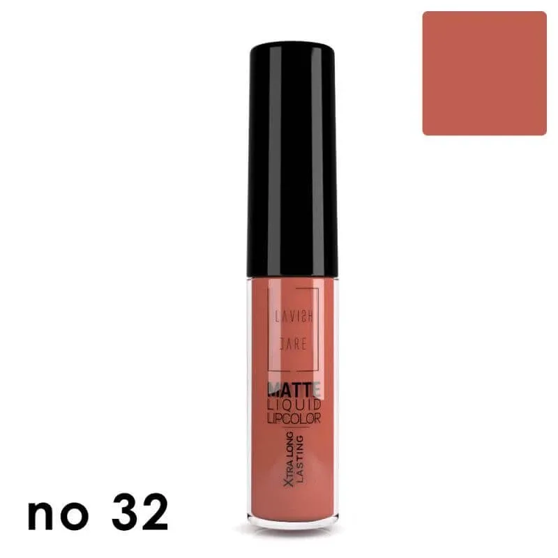 LAVISH CARE Matte Liquid Lipcolor Xtra Long Lasting Lipstick with Matte Finish No.32 — preț și oferte