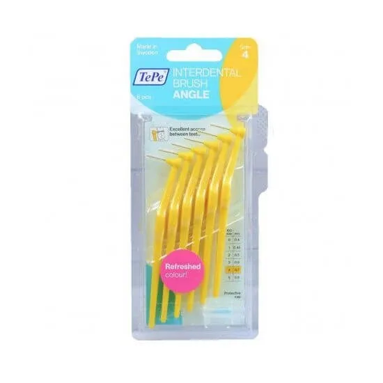 TEPE Perii intermediare unghi No.4 0,7mm Galben x6 — preț și oferte