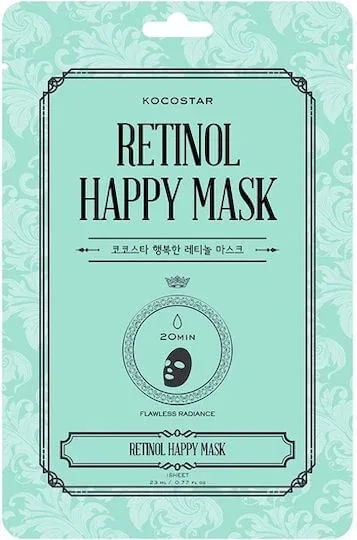 KOCOSTAR Retinol Happy Mask Retinol Face Mask Smooth & Glowing Skin 1 buc — preț și oferte