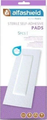 ALFASHIED Karabinis Patch adeziv steril medical 9x30cm x5 bucăți