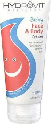 HYDROVIT Baby Face & Body Cream Hidratare și protecție a pielii sensibile pentru față și corp 100ml