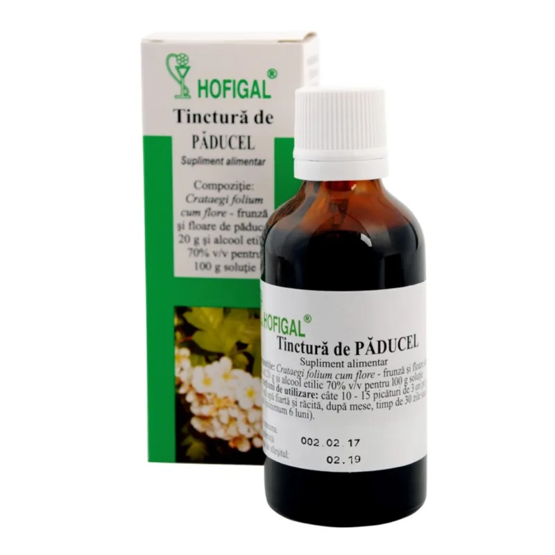 Tinctura de paducel, 50ml, Hofigal — preț și oferte