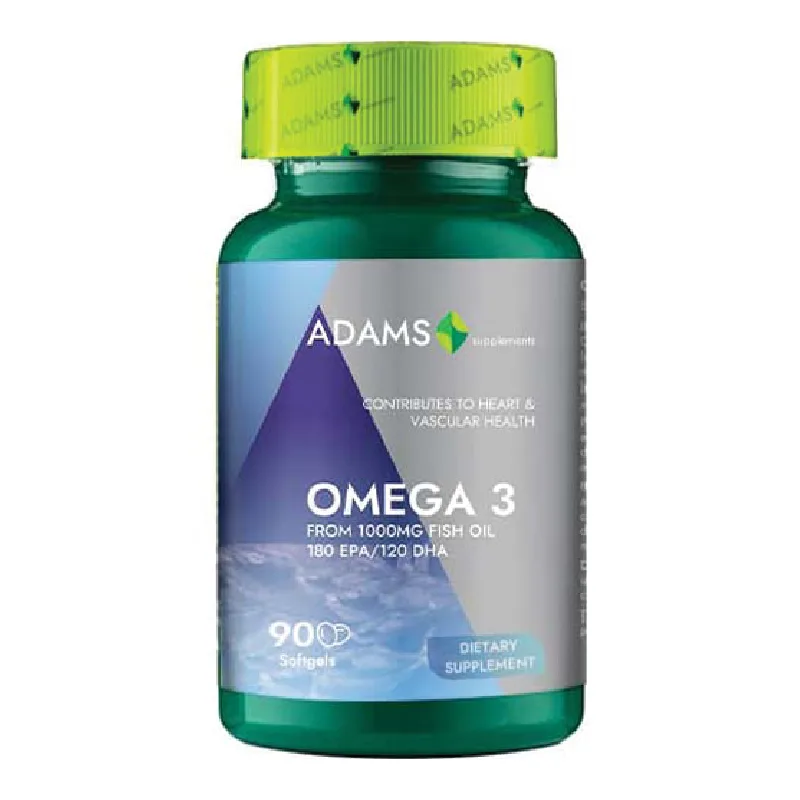 Omega 3, 90 capsule, Adams ADAMS VISION — preț și oferte