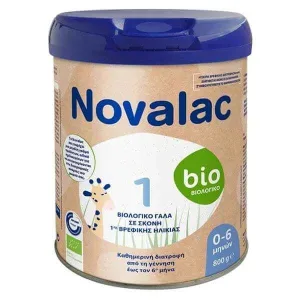 NOVALAC Bio 1 Lapte praf pentru sugari 0-6 luni 800g