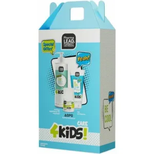 PHARMALEAD Promo 4Kids Bubble Fun 2 în 1 Șampon & Gel de duș 500ml & Balsam de păr mătăsos pentru pieptănare ușoară 150ml & Deodorant cremos Roll-on Hurry Up 3pcs