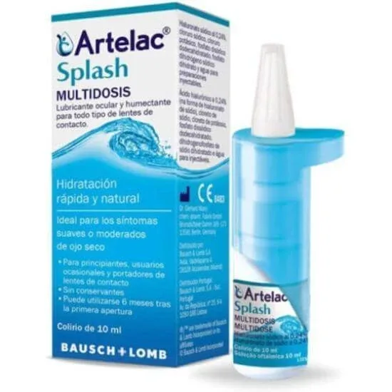 ARTELAC Splash Multidosis Instant Relief For Dry Eyes 10ml — preț și oferte