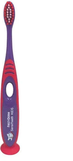 FREZYDERM Sensiteeth Periuta de dinti pentru copii Orange moale Periuta de dinti moale pentru copii 7+ ani, violet — preț și oferte