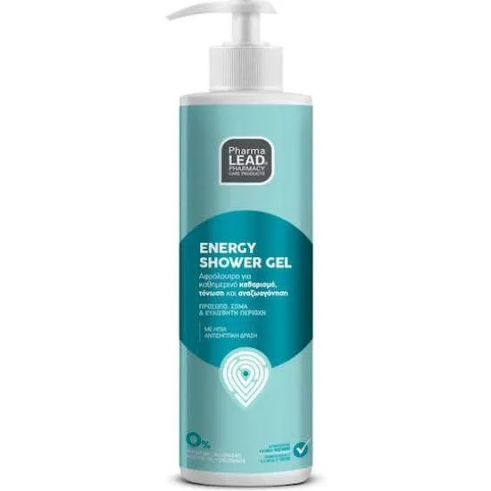 PHARMALEAD Energy Shower Gel 500ml (Gel de duș răcoritor pentru față, corp și zone sensibile) — preț și oferte