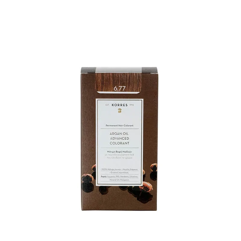 KORRES Argan Oil Advanced Colorant Vopsea de păr 6.77 Praline 50ml — preț și oferte