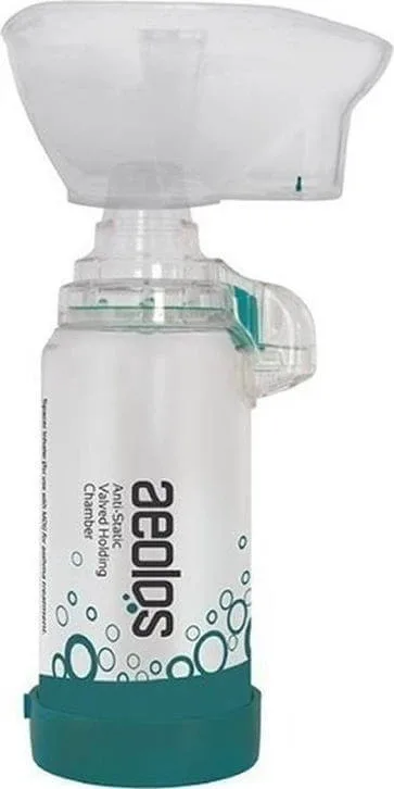AEOLOS Inhalator pentru adulți și copii de la 6 ani mare (mască și piesă bucală) — preț și oferte