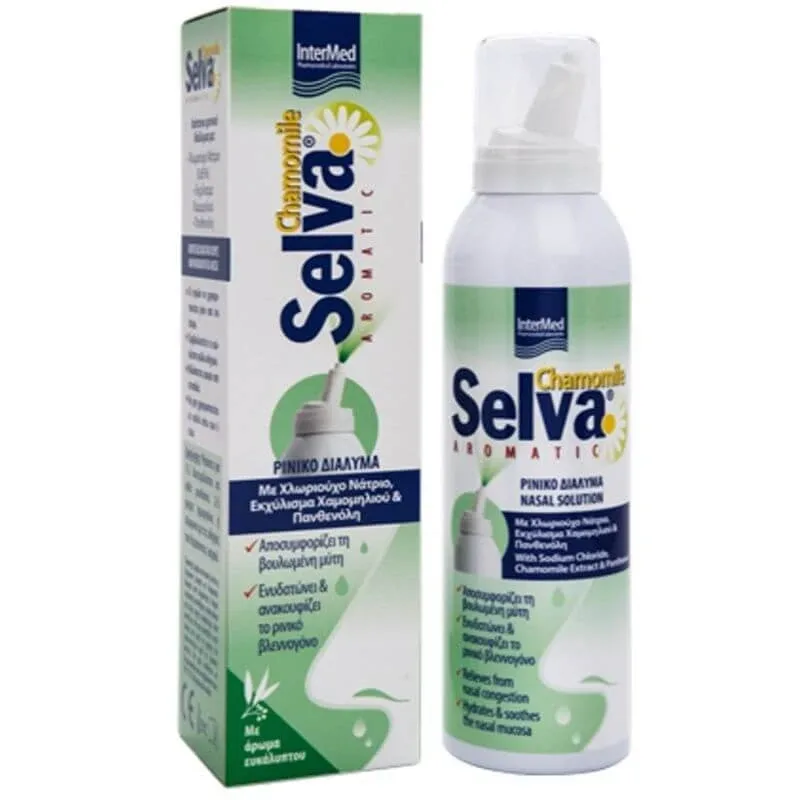 INTERMED Selva Mușețel Spray nazal izotonic aromatic cu parfum de eucalipt 150ml — preț și oferte