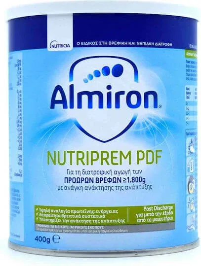 ALMIRON Nutriprem PDF Pentru educația nutrițională a sugarilor prematuri 400gr — preț și oferte