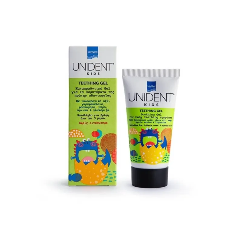 UNIDENT Teething Gel Pentru ameliorarea simptomelor primei dentiții 30ml — preț și oferte