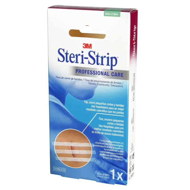 STERI-STRIP Bandă autoadezivă de fixare a pielii 0.6x10cm 10 bucăți — preț și oferte