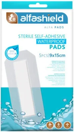 ALFASHIELD impermeabile sterile patch-uri autocolante 15x9cm 5 bucăți — preț și oferte