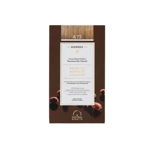 KORRES Argan Oil Advanced Colorant Vopsea de păr 8.73 Caramel auriu