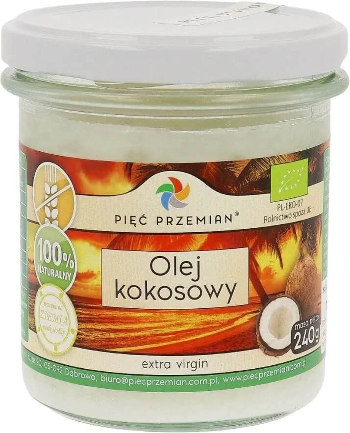 Five Transformations BIO ulei de nucă de cocos extravirgin 240 g — preț și oferte