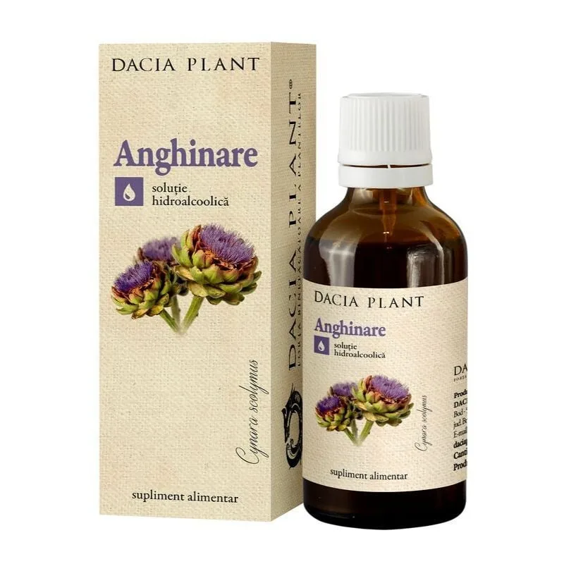 Tinctura de anghinare, 50ml, Dacia Plant — preț și oferte