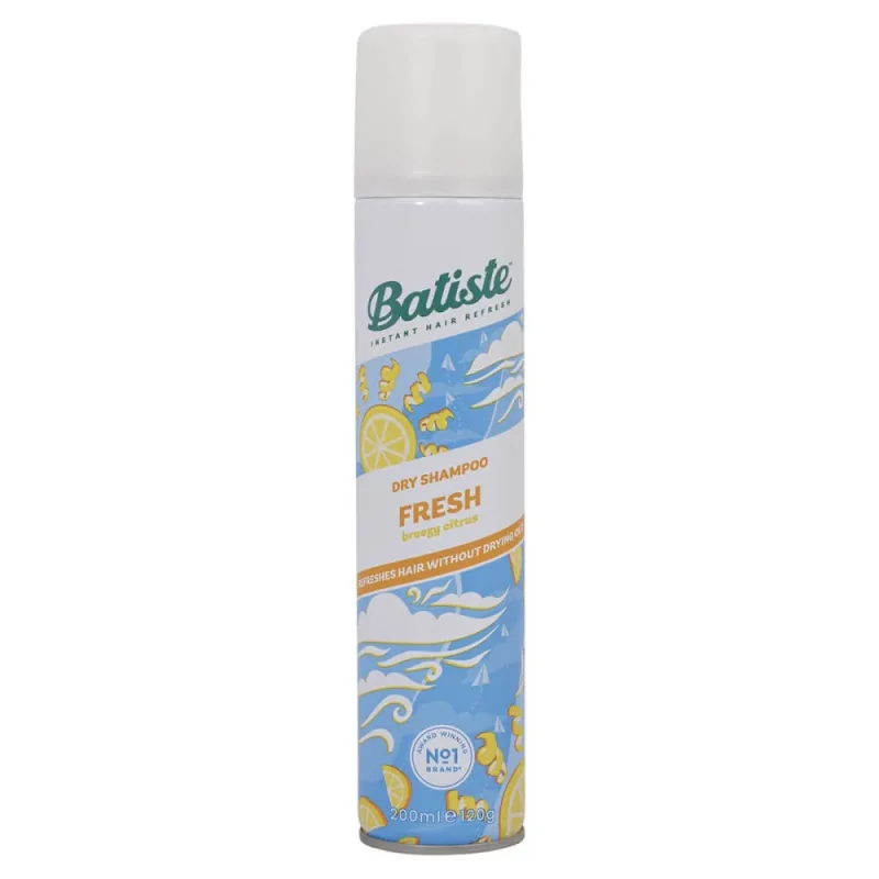 Batiste | Șampon uscat Șampon uscat Fresh Breeze Citrus cu aromă de citrice | 200ml — preț și oferte