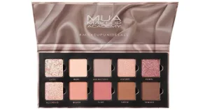 MUA | Paletă 10 nuanțe de farduri de ochi Silk Nudes | 11g