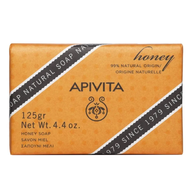 Apivita | Săpun natural cu miere pentru față și îngrijirea feței Corp | 125gr — preț și oferte